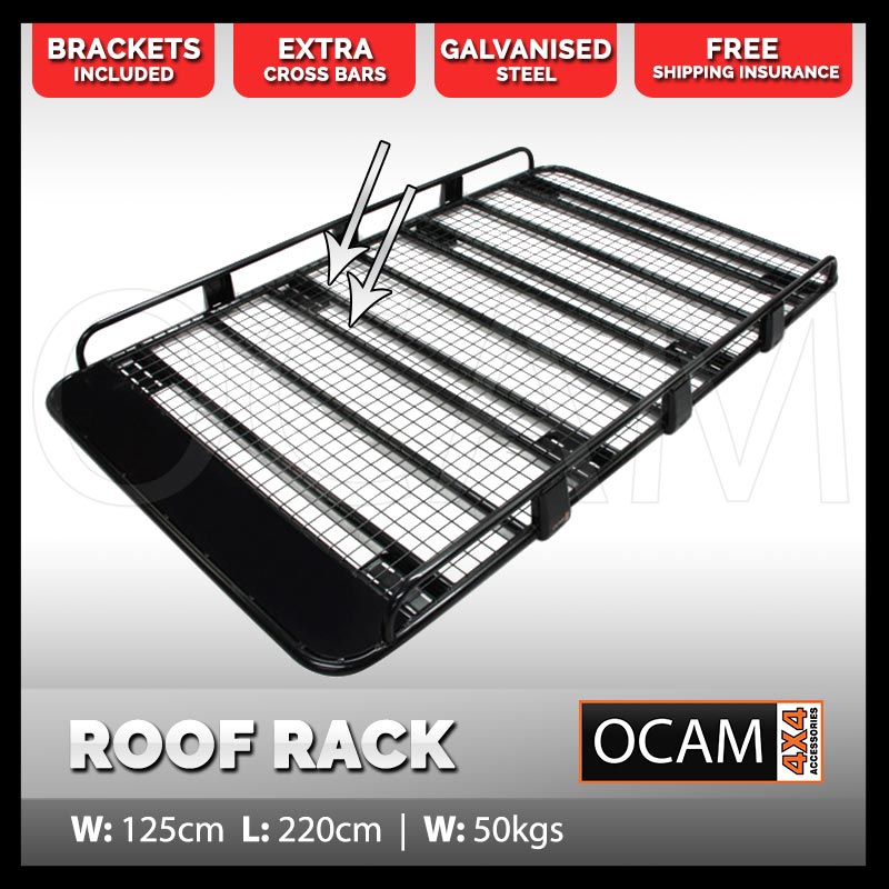 Steel Full Length Tradesman Roof Rack Universal for PATROL, PAJERO