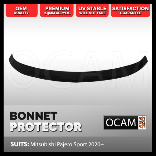 Bonnet Protector for Mitsubishi Pajero Sport QF 2020+ Tinted Guard