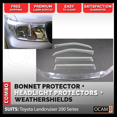 Premium Clear & Headlight Protectors & Weathershields For TOYOTA
