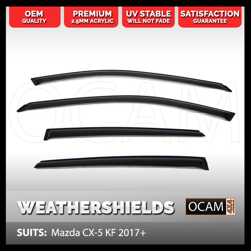 Weathershields for Mazda CX-5 KF 2017-Current Window Door Visors Windshields CX5