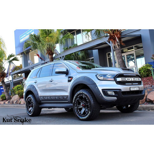 Kut Snake Flares Front & Rear Set for Ford Everest 2015-Current ABS (Code #45/45)
