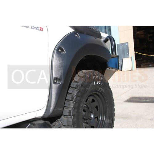 Kut Snake Flares Front Set for Toyota Hilux N80, 07/2018 - 06/2020, Front Wheels ABS (Code #21-1)