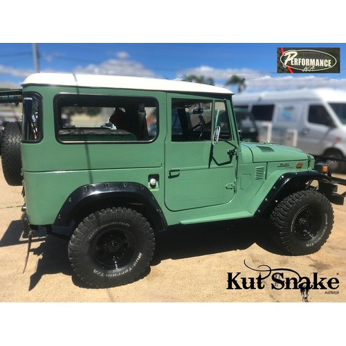 Kut Snake Flares Front Set for Toyota Landcruiser FJ 40 Series, Pre-1977 models, ABS, Fronts only (Code #47)