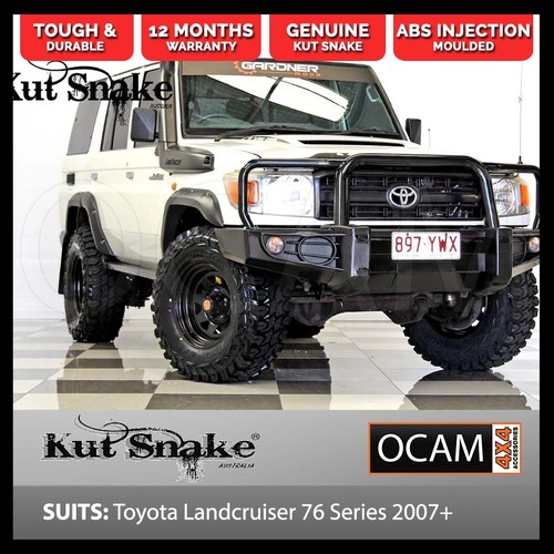 Kut Snake Flares Front & Rear Set for Toyota Landcruiser 76 Series ABS Kit Full Set 2007-on #10