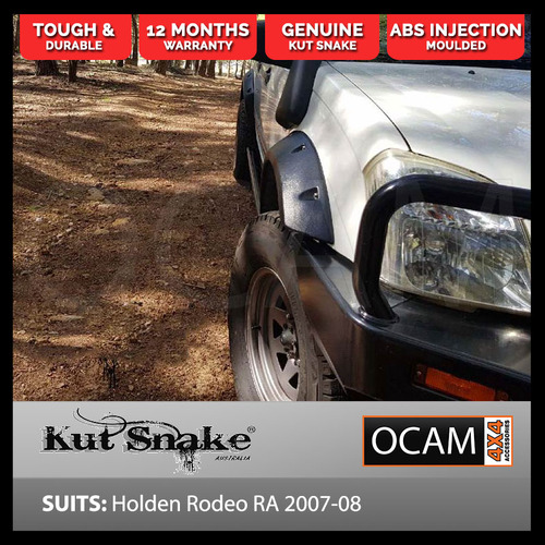Kut Snake Flares Front & Rear Set for Holden Rodeo RA 2007-2008 ABS (Code #58/58)