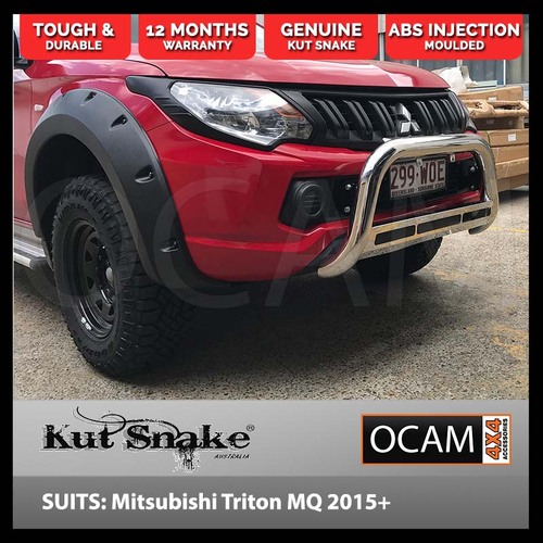 Kut Snake Flares Front Set for Mitsubishi Triton MQ 05/2015-10/2018 Front Wheels ABS (Code #25)