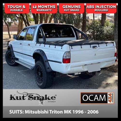 Kut Snake ABS Flares Front & Rear Set for Mitsubishi Triton MK 1996-2006 (Code #54)
