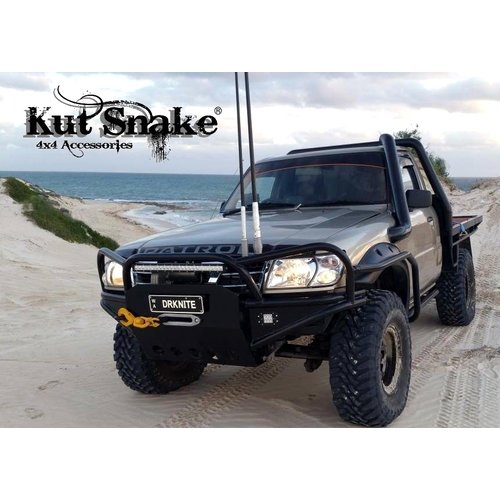 Kut Snake Flares Front Set for Nissan Patrol GU Series 1 2 3 Front Wheels, 1997-06 ABS (Code #4)