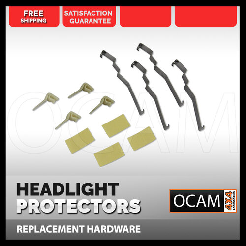 Replacement Headlight Protect Clips for Mitsubishi Triton MQ 05/2015-10/2018