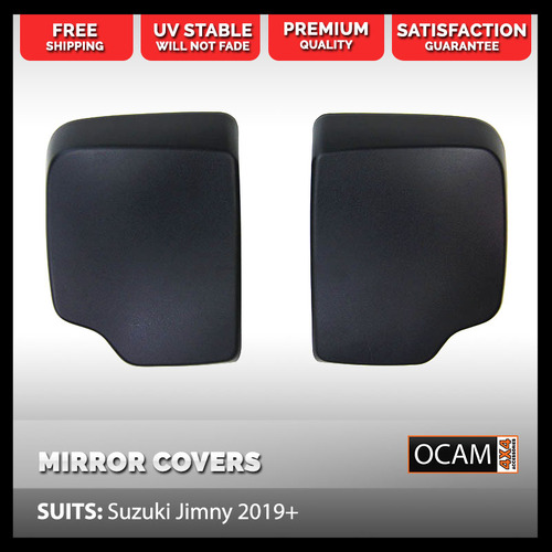 Side Mirror Covers for Suzuki Jimny JB74 2019-Current, Matte Black