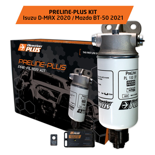 PreLine-Plus Pre-Filter Kit suits Isuzu D-MAX 08/2020+ & Mazda BT-50 2021+ PL645DPK