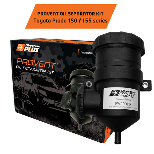 Provent Oil Separator Catch Can Kit for Toyota Prado 150 155 Series 1GD-FTV 2015-2023, PV639DPK