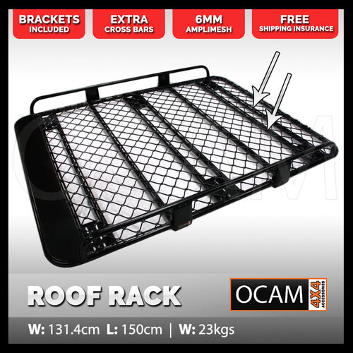 OCAM Aluminium Tradesman Roof Rack For Toyota Landcruiser 79 Series 1.5m