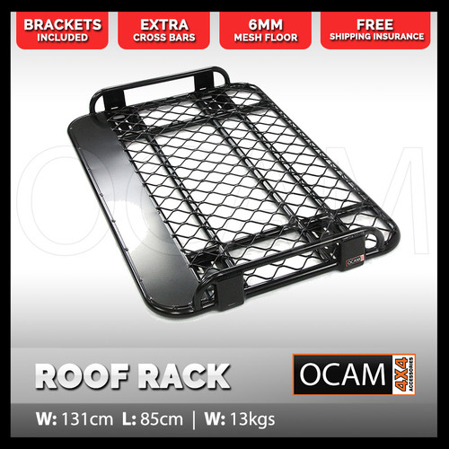 OCAM Aluminium Roof Rack For Nissan Patrol GQ GU UTE Cab Alloy Tradesman 850x1314mm