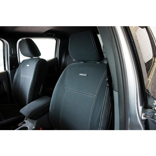 PRE-MADE 1st Row Wetseat Neoprene Seat & Headrest Covers for Ford Ranger PX 07/2011-05/2015