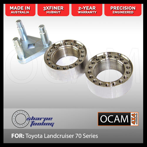 sharpetooling 3xFiner Hubnut Adjustment Tool For Toyota Landcruiser 40, 55, 60, 70, 80, 105 Series