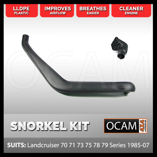 Snorkel Kit for TOYOTA LANDCRUISER 71, 73, 75, 78 & 79 Series 01/1985-03/2007 4X4 4WD