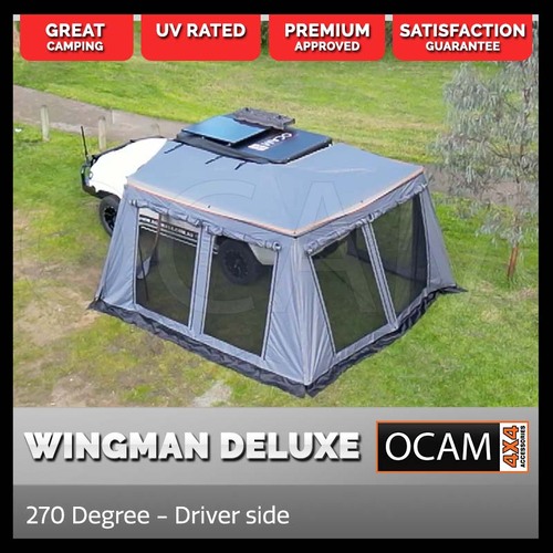 OCAM Wingman Deluxe Awning Tent / Walls, 2.3m, Driver Side 