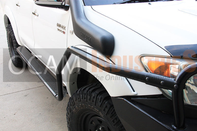 Suits Toyota Hilux Side Steps and Brush Bars Heavy Duty Steel For