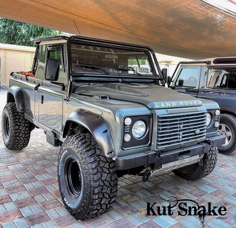 Kut Snake Flares for Land Rover Defender 1988 2017 ABS Code 30
