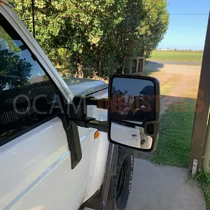 OCAM Extendable Towing Mirrors For Nissan PatrolGQ Y60, Ford Maverick, 1988-97, Electric