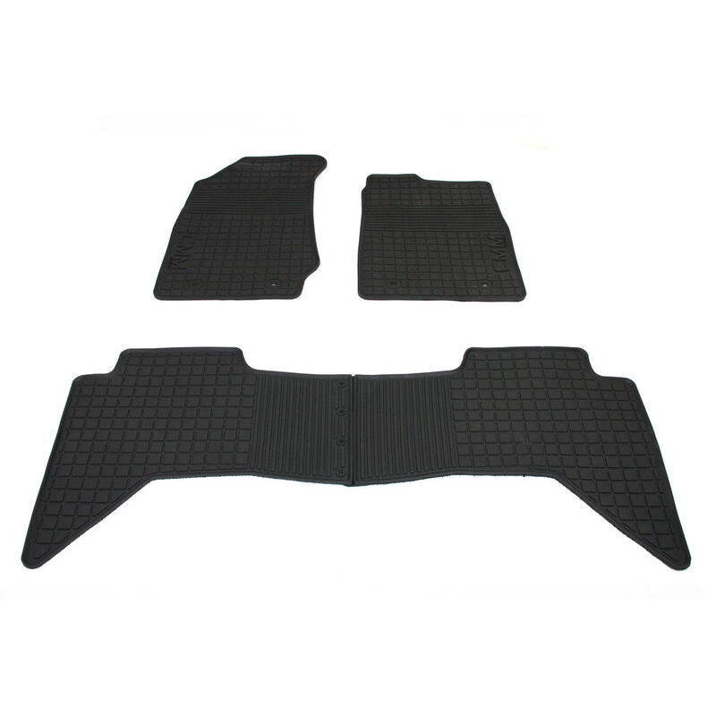 CMM Rubber Floor Mats for Isuzu DMAX 2012 Onwards Dual Cab