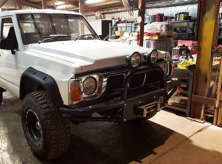 Kut Snake ABS Flares for Nissan Patrol GQ Front Wheel 2pc