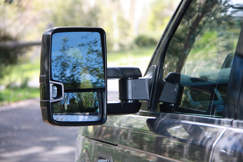 OCAM Extendable Towing Mirrors For Land Rover Discovery 3 / 200409 Black, Electric