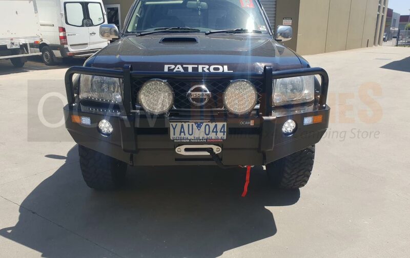 OCAM Deluxe Bull Bar For Nissan Patrol GU 200416 Steel Winch Bullbar