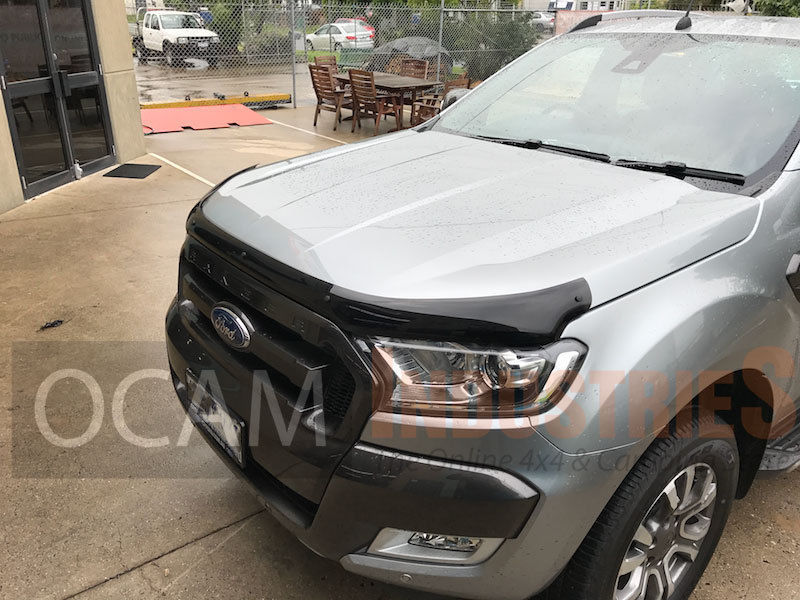 Bonnet Protector for Ford Ranger PX MKII PX MKIII 2015-06/2022, Raptor, Tinted Guard