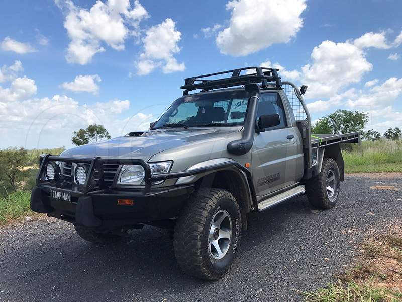 Gu patrol ute roof rack clearance