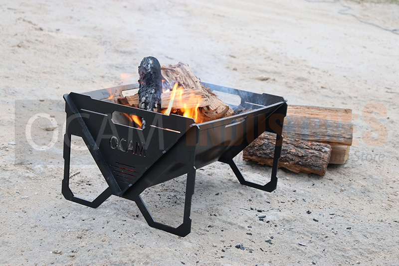 Portable bbq fire pit hot sale