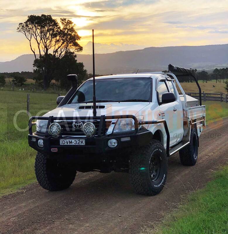 Hilux brush bars shop and side steps