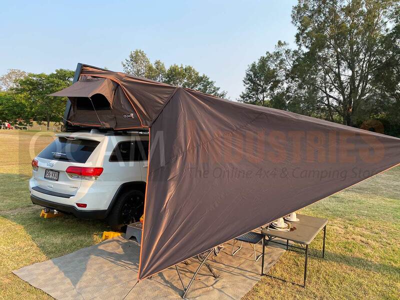 The OCAM Rooftop Tent, Hardshell, Queen Size 1.6 X 2.1m, With Awning