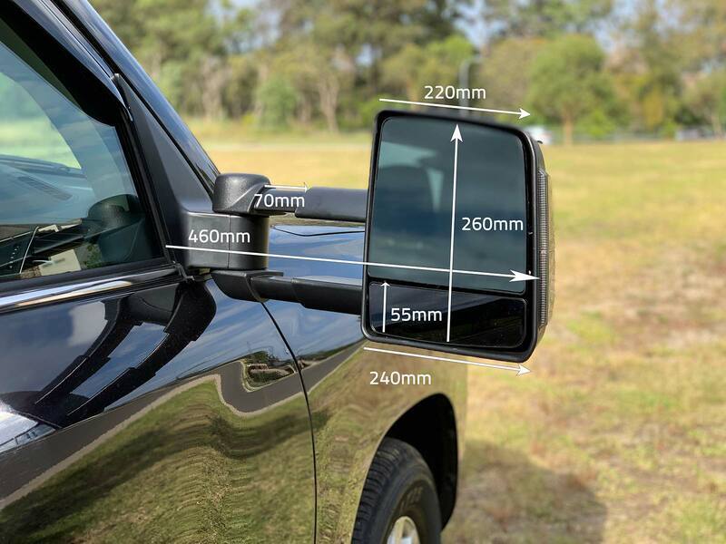 Ocam Tm3 Extendable Towing Mirrors For, How To Cut Down Ocam Mirrors
