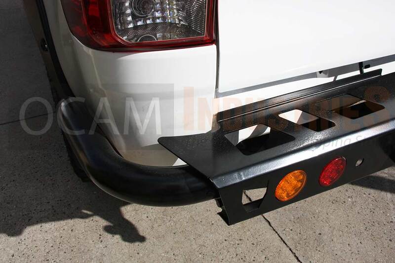 Rear Protection Bar for Toyota Hilux N80 2015-20 Heavy Duty Steel, Tow Bar