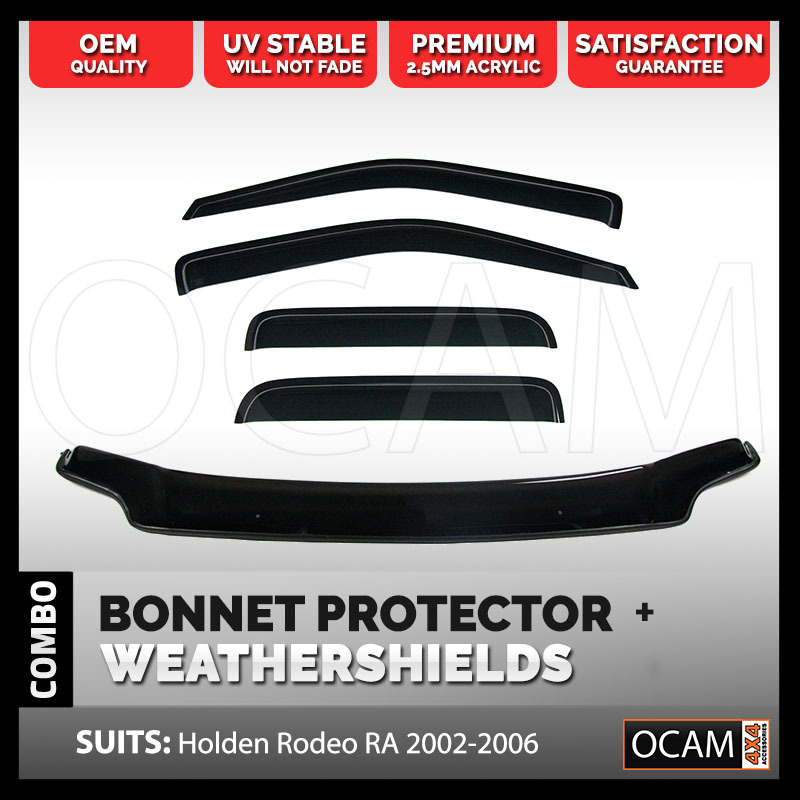 Holden rodeo clearance bonnet protector