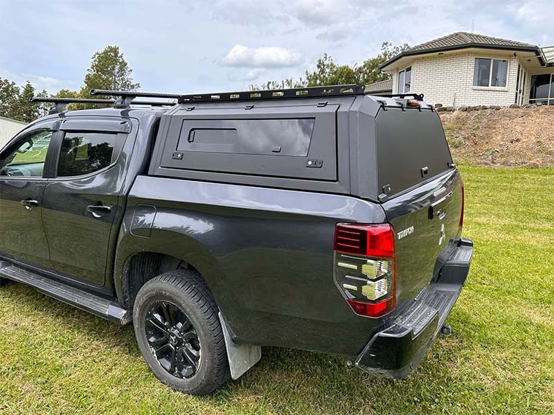 OCAM Aluminium Canopy For Mitsubishi Triton MN 2009 15 Dual Cab