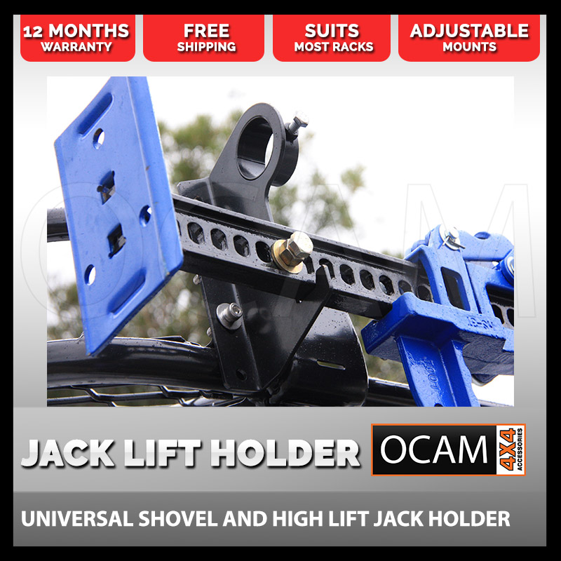 Shovel High Lift Farm Jack Holder 4x4 Offroad 4wd Roof Rack Mount