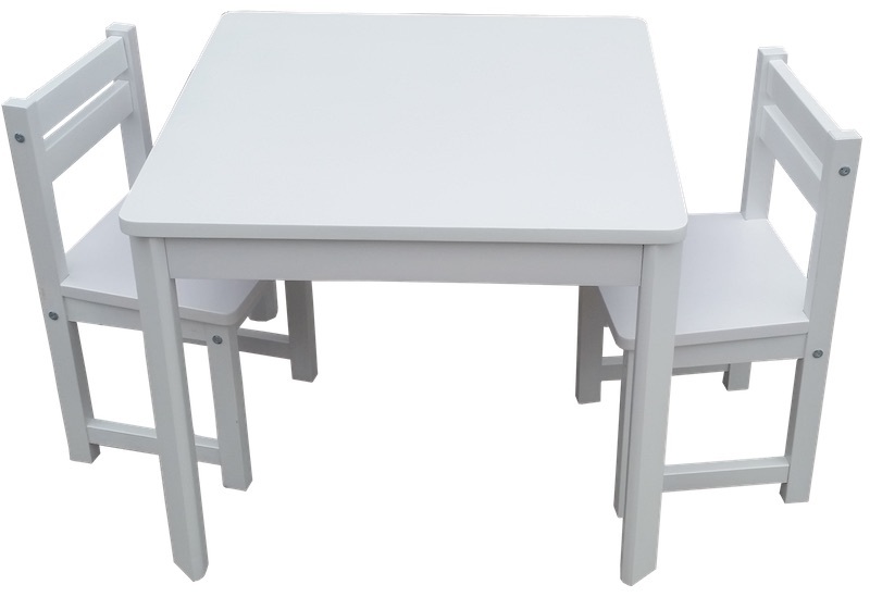 grey kids table and chairs