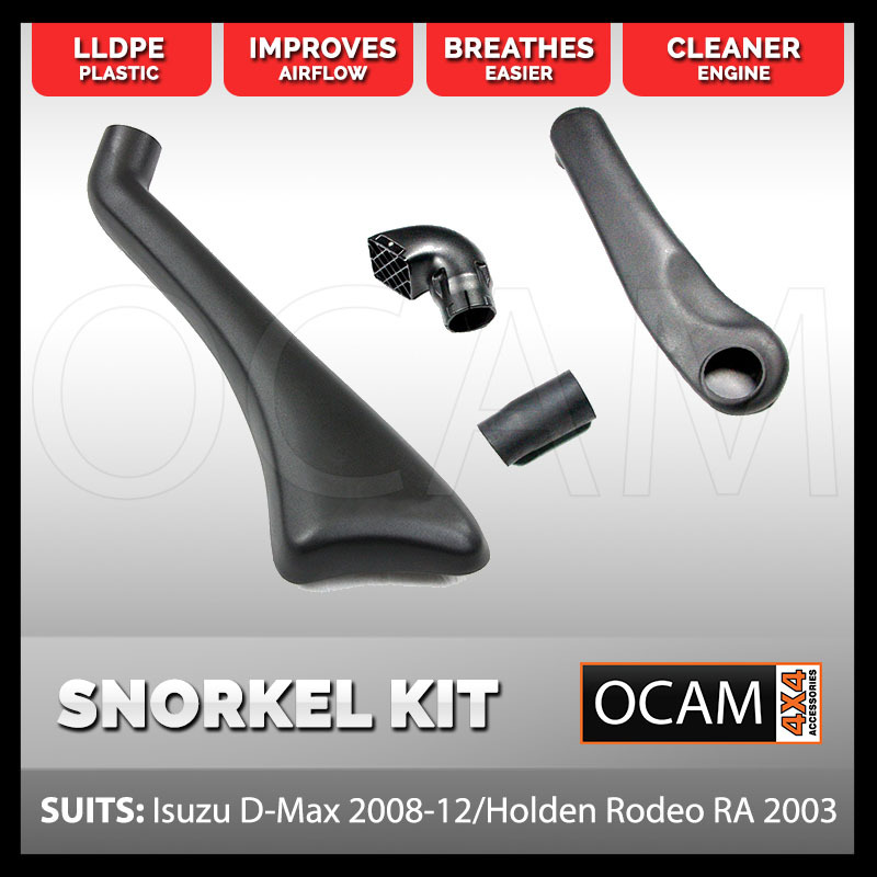 Sunny New 4x4 Snorkel Kit For Isuzu D-Max DMax Holden Rodeo RA Diesel 08-12 09 