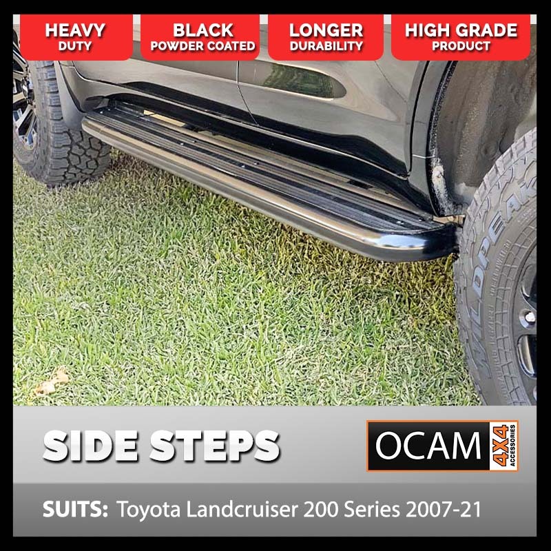 Side steps toyota land cheap cruiser