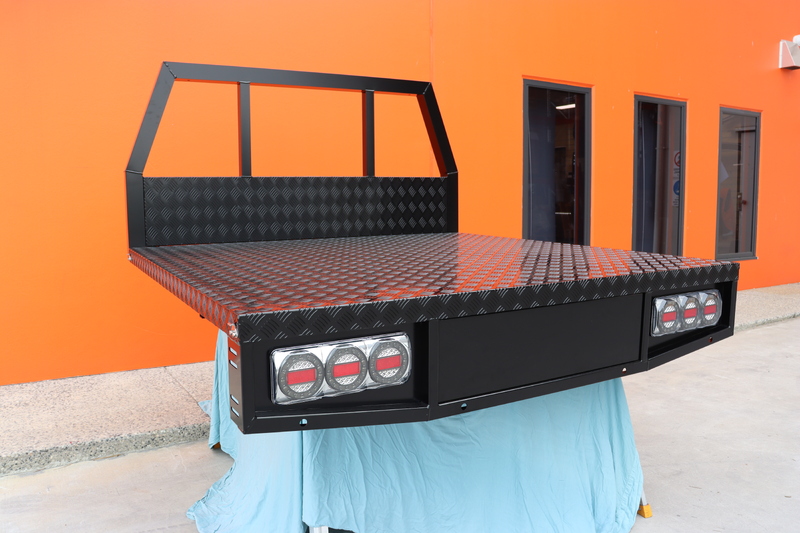 OCAM Premium Aluminium Ute Tray for Various Makes/Models w/ Headboard