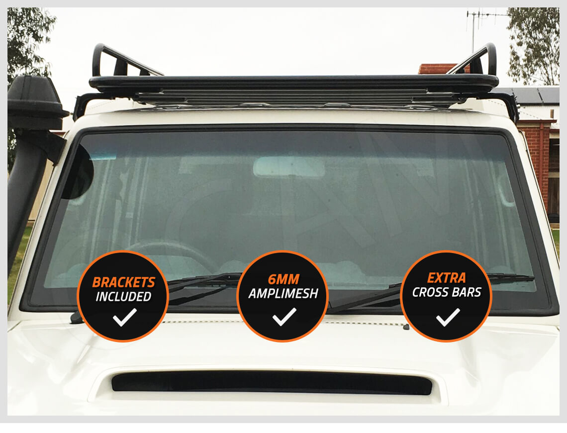 OCAM Aluminium Canopy Roof Rack Tradesman Alloy 3/4, 1700x1314mm eBay