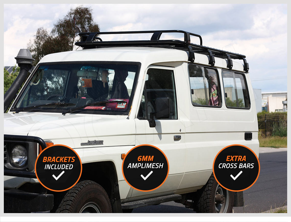 OCAM Roof Top Tent Rack For Toyota Landcruiser 75 78 Series Troop