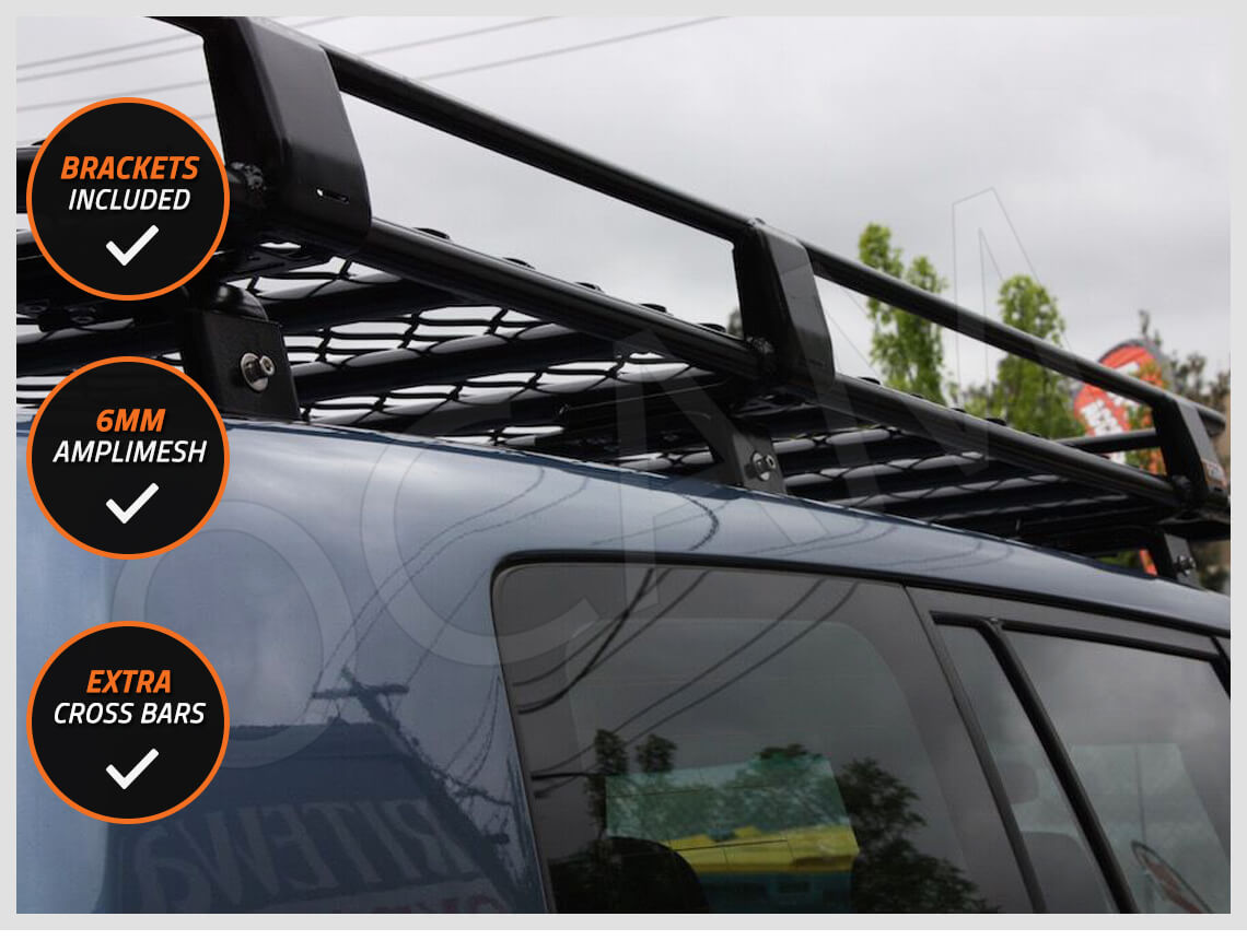 OCAM Aluminium Tradesman Roof Rack for Toyota Landcruiser 200 Series