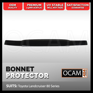 Bonnet Protector for Toyota Landcruiser 80 Series Tinted Guard