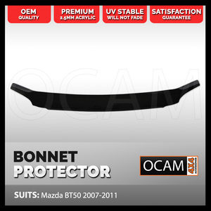 Bonnet Protector for Mazda BT50 2007 - 2011 Series BT-50 Tinted Guard