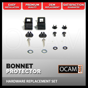 Replacement Bonnet Protector Clips For Holden Colorado RC 2008-11 Fitting Kit