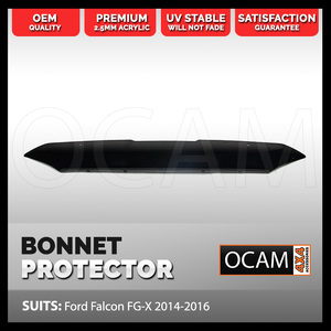 Bonnet Protector for Ford Falcon FG-X 2014 - 2016 Tinted Guard FGX